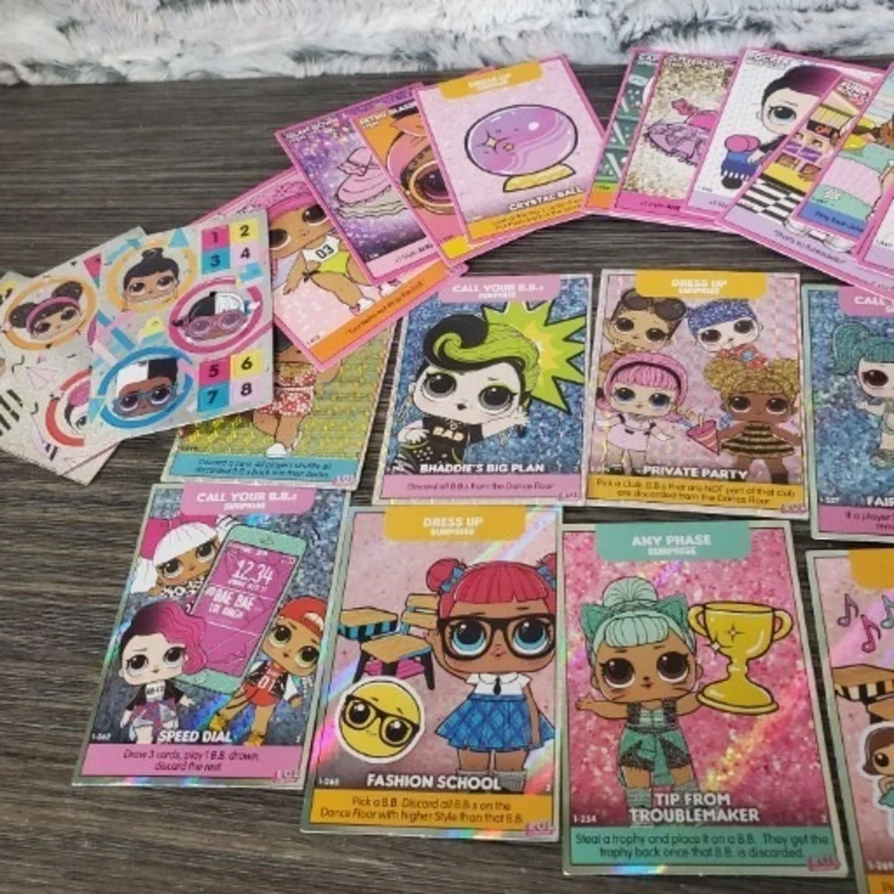 L.O.L. Dolls Trading‎ Card Game 22 Replacement Cards Plus Extras